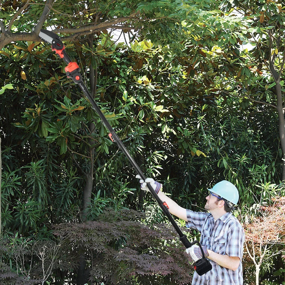 Motosierra telescópica eléctrica sin escobillas de 3500W, sierra de batería 3 en 1, herramienta eléctrica de jardín de rama alta para batería Makita de 18V