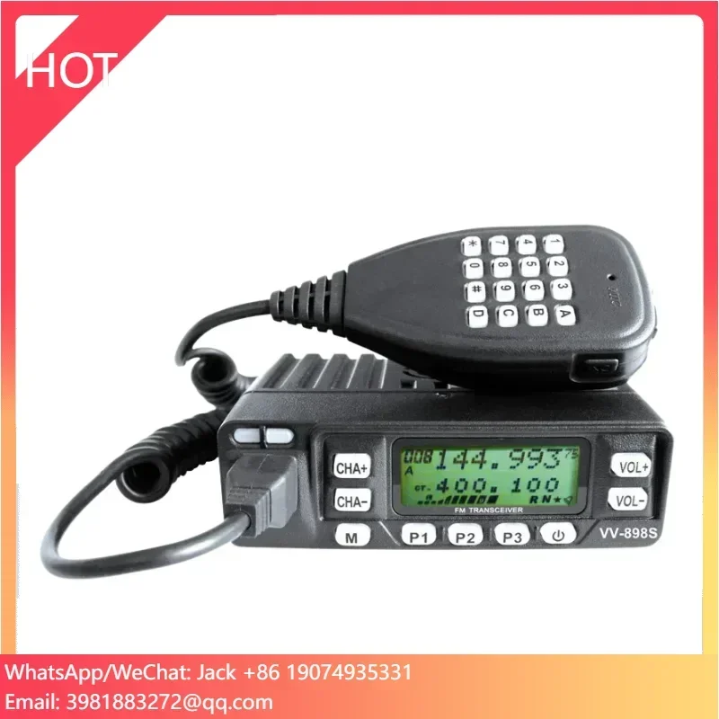 

Car Radio VV-898S 25W Dual Bands VHF UHF Ham Radio Mobile Transceiver Amateur CB Radio Talk Range 50KM