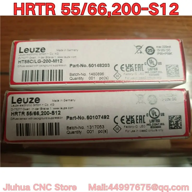 

Новый фотоэлектрический датчик медленного отражения HRTR 55/66,200-S12 HT55C/LG-200-M12