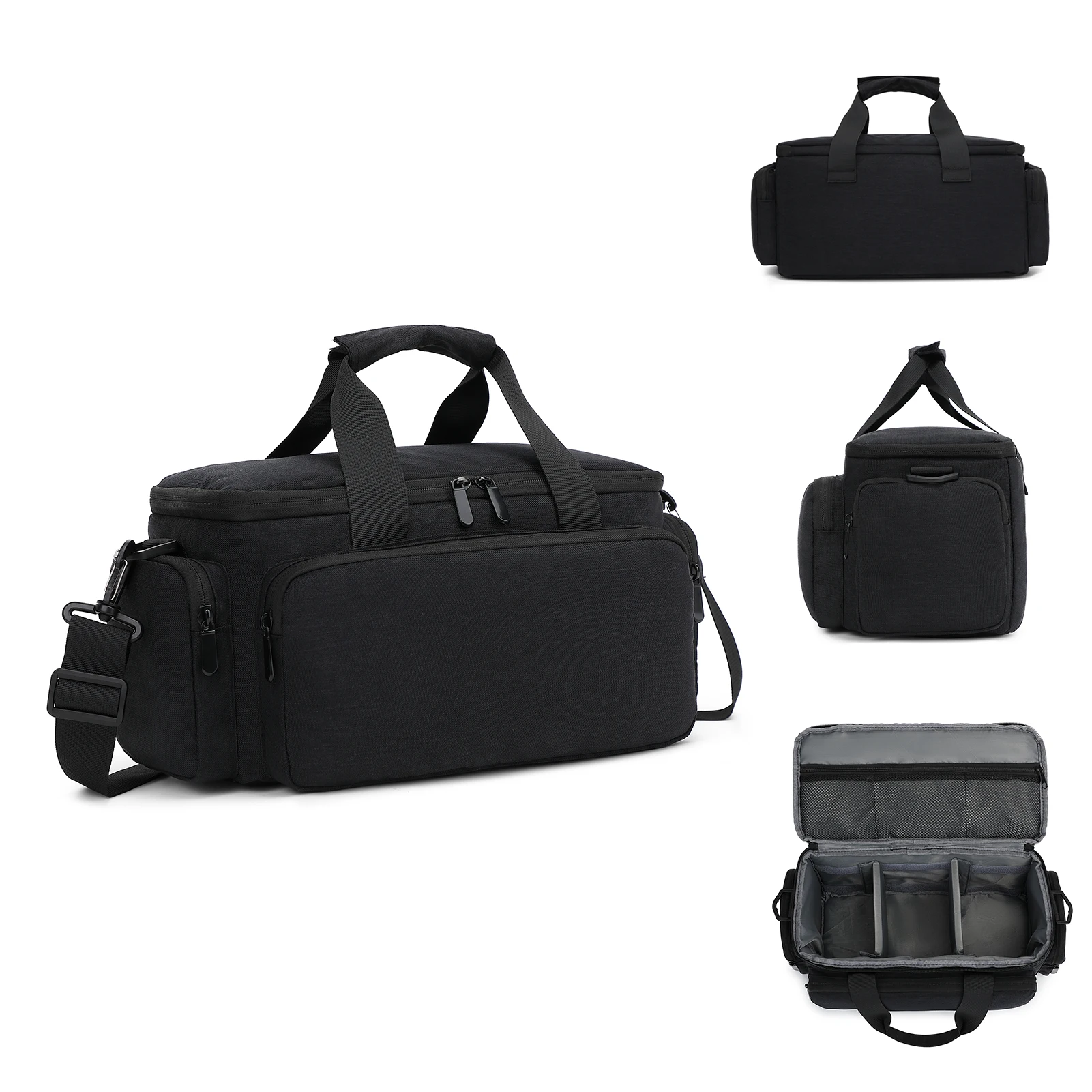 Camera Bag Travel Camera Shoulder Bag Water-resistant Shock-proof for Mirrorless Camera with Removable Dividers Shoulder Strap