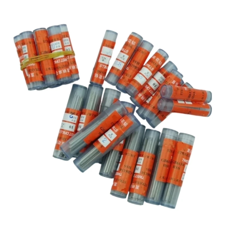 

10pcs 0.5 to 5.2mm HSS 4241Twist Fine Drill Straight Shank Drill Micro Straight Shank Wood Tools for Electric Drills Twist drill