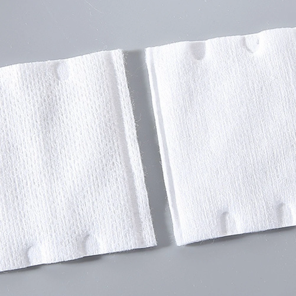 3 個三層不織布メイクアップコットンパッド両面フェイシャルパフメイク落としスキンケアケア使い捨て美容