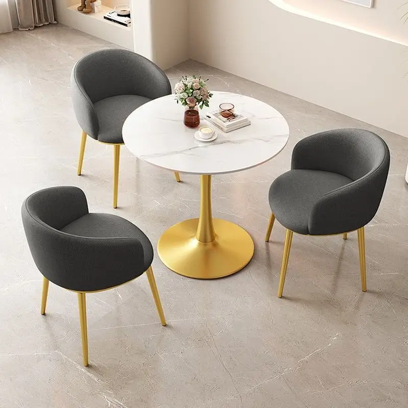 

Slate negotiation tables and chairs reception office reception balcony leisure small round table apartment dining