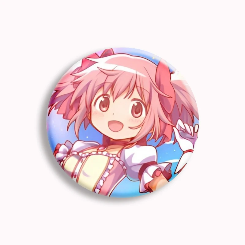 Лидер продаж, японское аниме Puella Magi Madoka Magica, булавка Miki Sayaka Kawaii Girl, значок, аксессуары для сумок, поклонники, подарок 58 мм