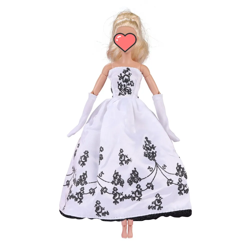 Doll Clothes Doll Clothes Princess Dress 1/6 Doll Embroidery 30Cm Doll Clothes Red Plush Princess Dress Doll Accessories