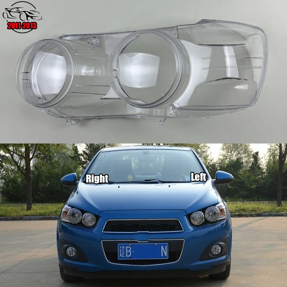 

Head Lamp Light Case For Chevrolet Aveo 2011 2012 2013 Front Headlight Lens Cover Lampshade Glass Lampcover Caps Headlamp Shell