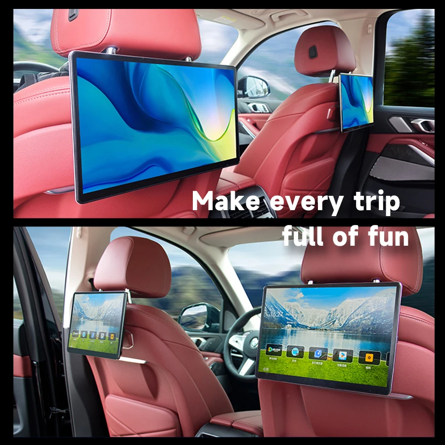 13.3inch Car Headrest Video Player For BMW BMW i5 i7 5 Series 7 Series X5 X6 X7 Screen Android 13 1920*1200 LPS Screen Monitor