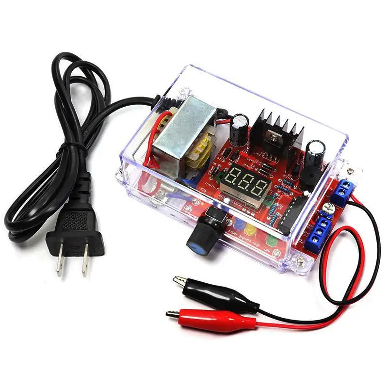 LM317 Voltage Regulator Power DIY Kit AC 110V 220V to 1.25V-12V Adjustable Output for College Physics Experiment Courses