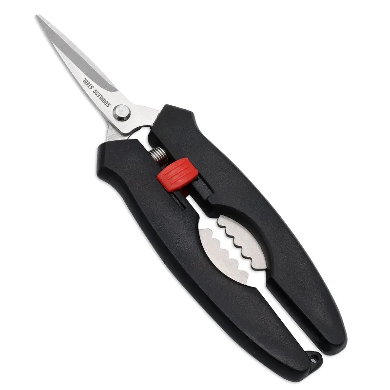 

Stainless Steel Seafood Crab Scissors, Labor-saving Lobster Crab Shelling Tools Kitchen Scissors