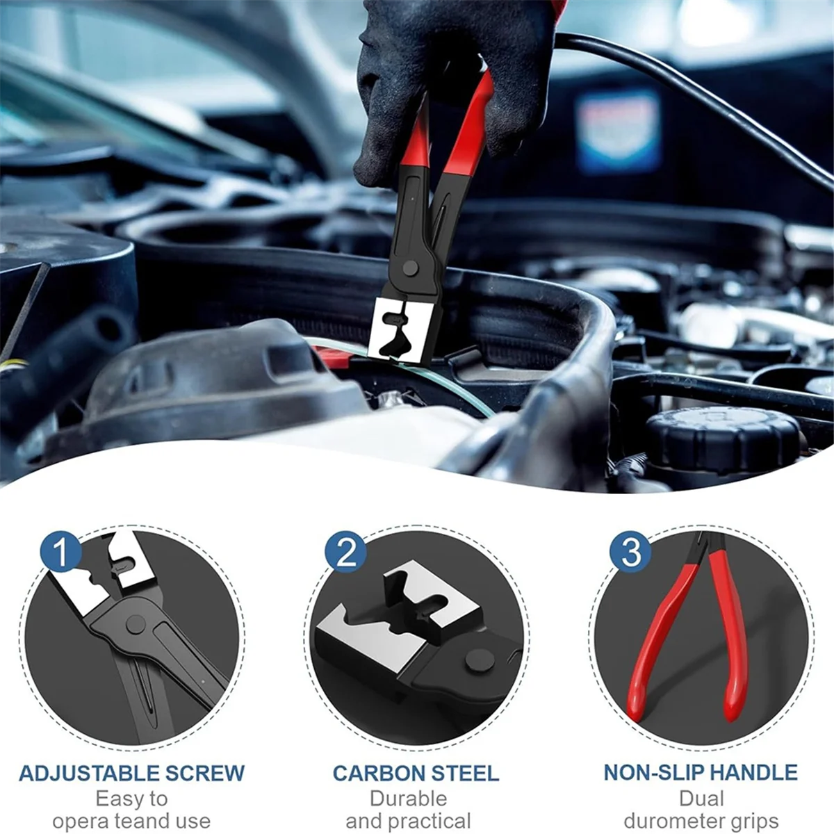 Y31A Car Line Breaker Pliers Fuel Line Wire Removal Plier Oil Pipe Separation Pliers Separation Automotive Repair Tools