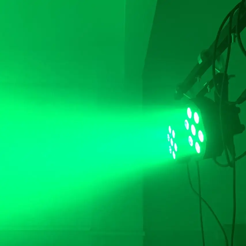 7X18W LED Flat SlimPar RGBWA UV  Light 6in1 LED DJ Wash Light Stage dmx light  Stage lighting led light