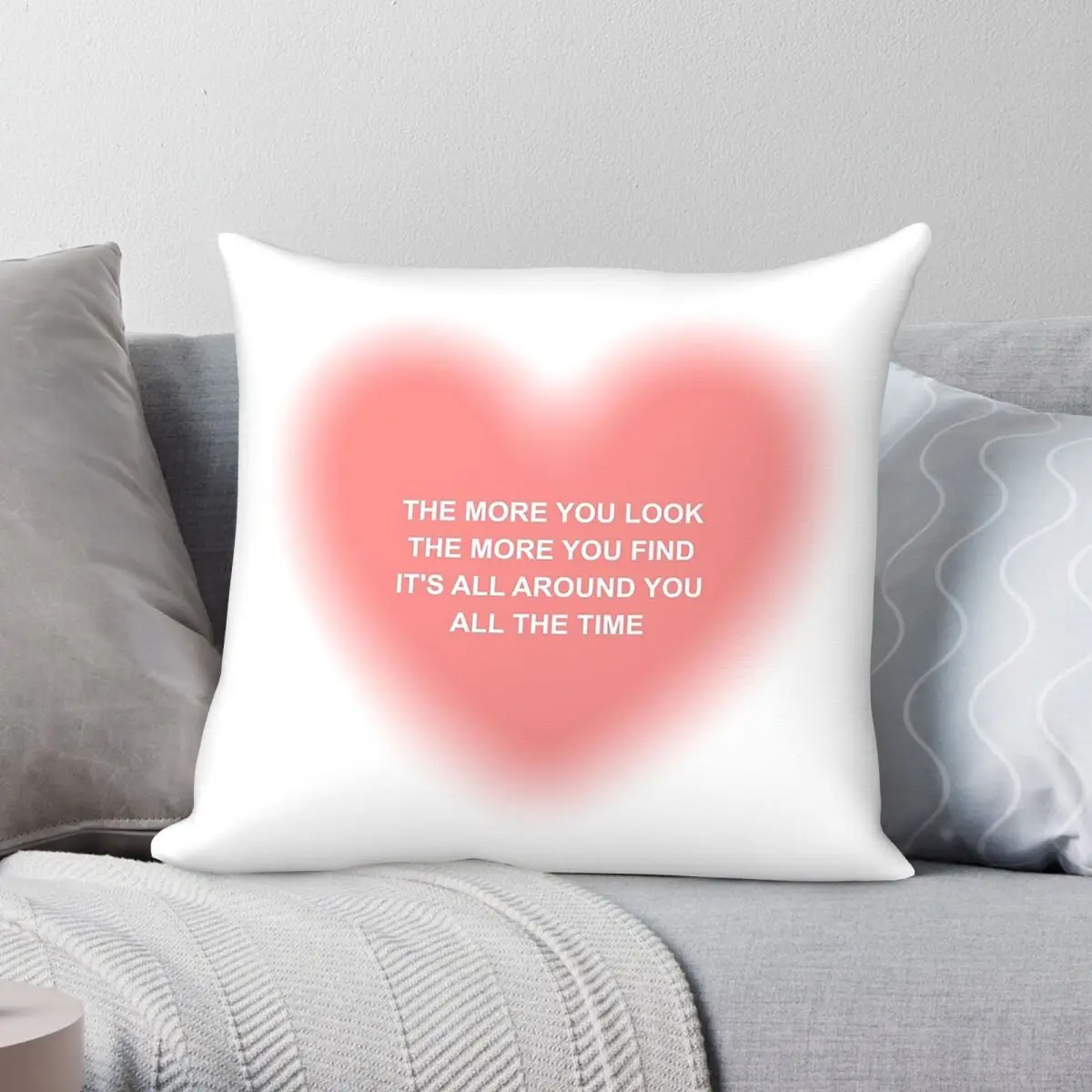 Olivia Dean I've Seen It Lyrics Pillowcase Polyester Linen Velvet Printed Zip Decor Sofa Seater Cushion Cover