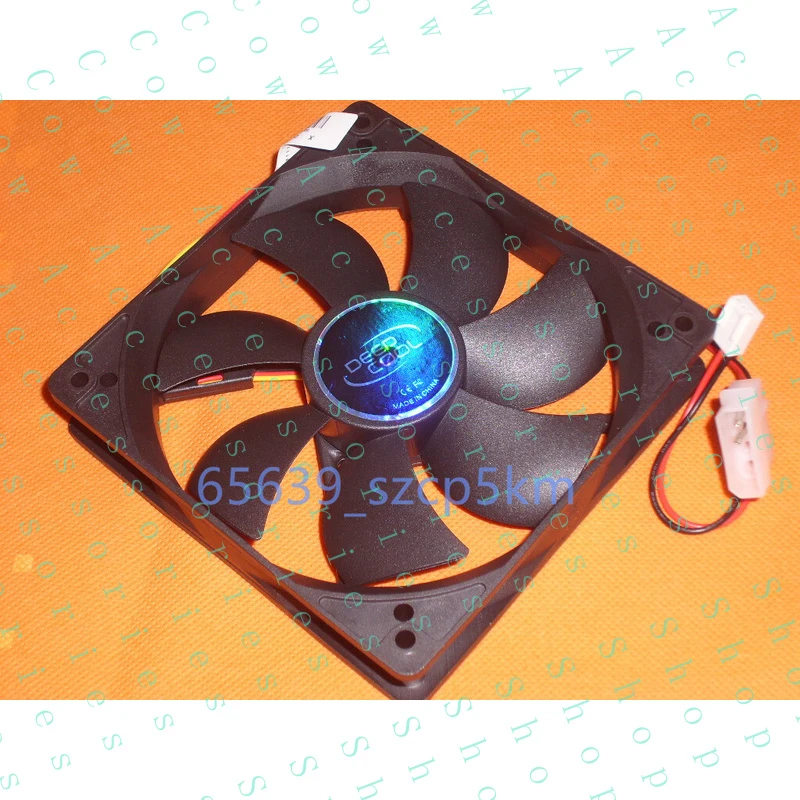 PP+ FOR Deepcool XFAN120 Case Quiet Cooling Fan 3 Pin/Molex Connector (Replaces SF-1200)