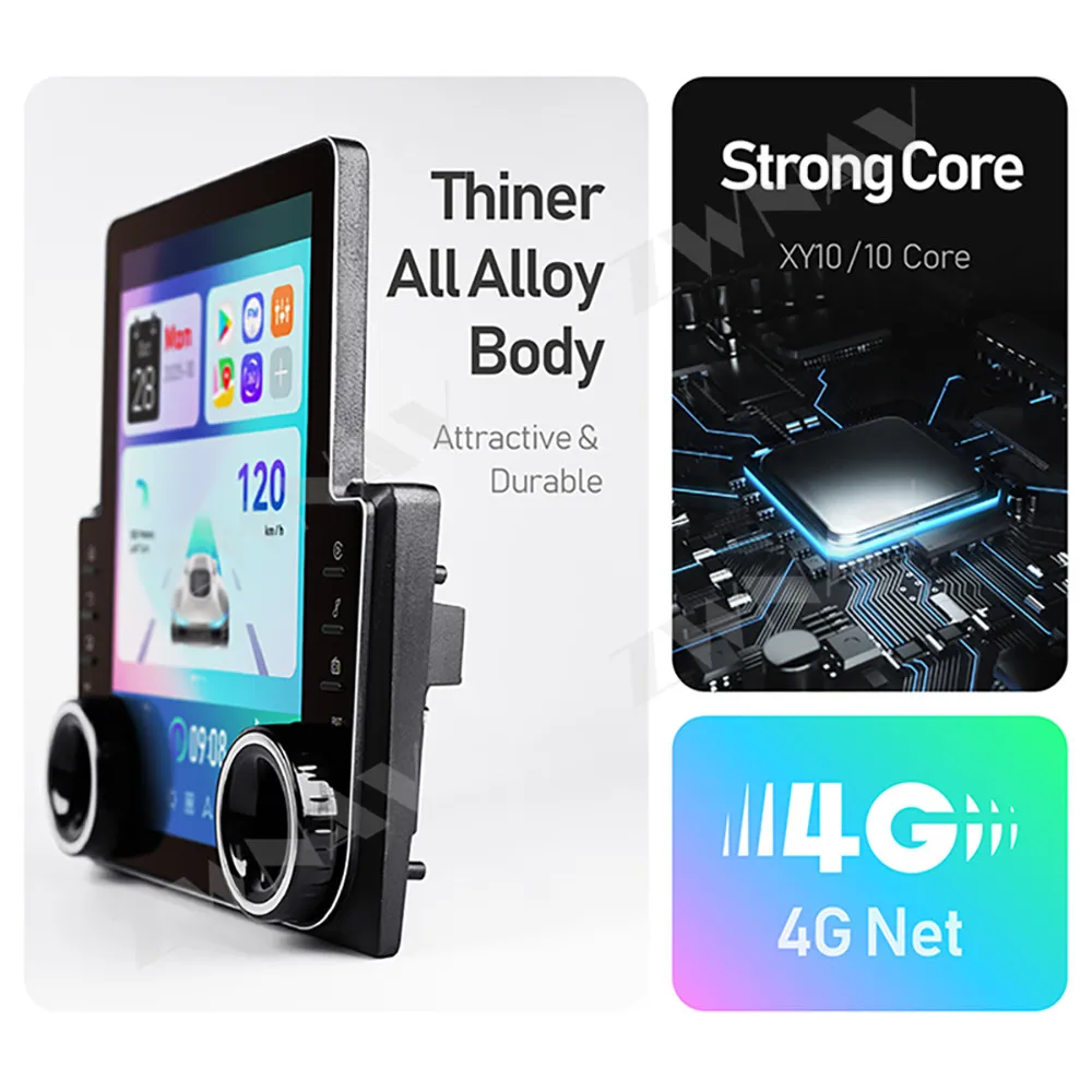 9.7” For Lada Vesta 2015-2019 Android auto touch screen GPS navigation carplay multimedia player radio wireless head unit