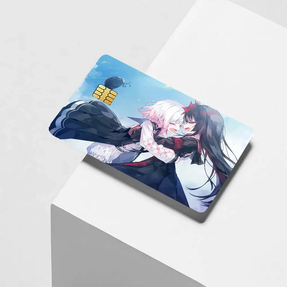 Game M-Mahou S-Shoujo No Majo Saiban Credit Card Decorative Card Stickers Suitable For Bank Cards Metro Transit Anti-scratch