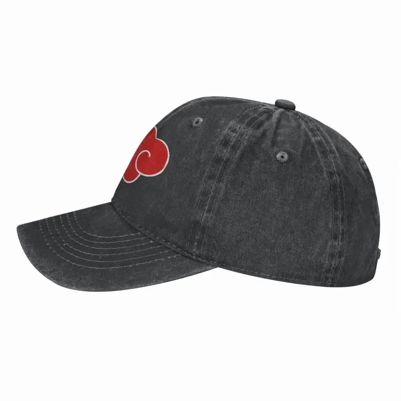 Unisex Cotton Akatsuki Red Cloud Sign Cosplay Baseball Cap Adult Anime Japanese Adjustable Dad Hat Men Women Hip Hop