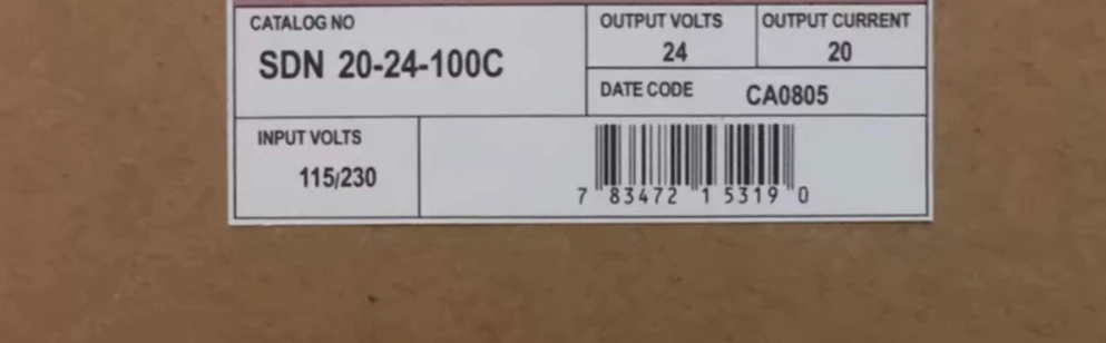 

Новый модуль питания SDN20-24-100C 2026 года, абсолютно новый, в упаковке.