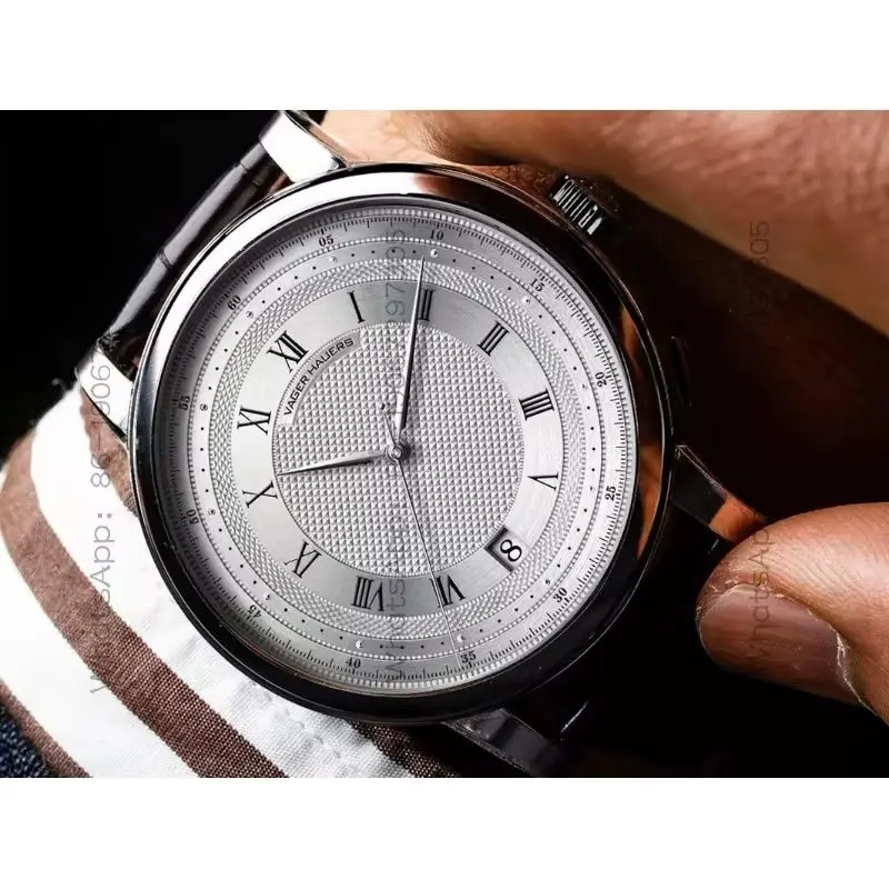 6569  Original Yipin watch men's mechanical watch automatic movement blue steel needle ultra-thin calendar men's watch