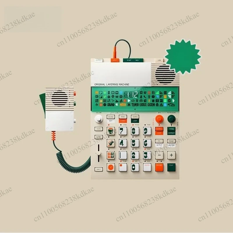 Compact Electronic Bass Synthesizer All-in-one Set With Recording Mic Riddim Sound Machine For Home Studio Music Making