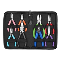 8Pcs Jewelry Making Pliers Tools, Mini Jewelry Pliers Set for Repair