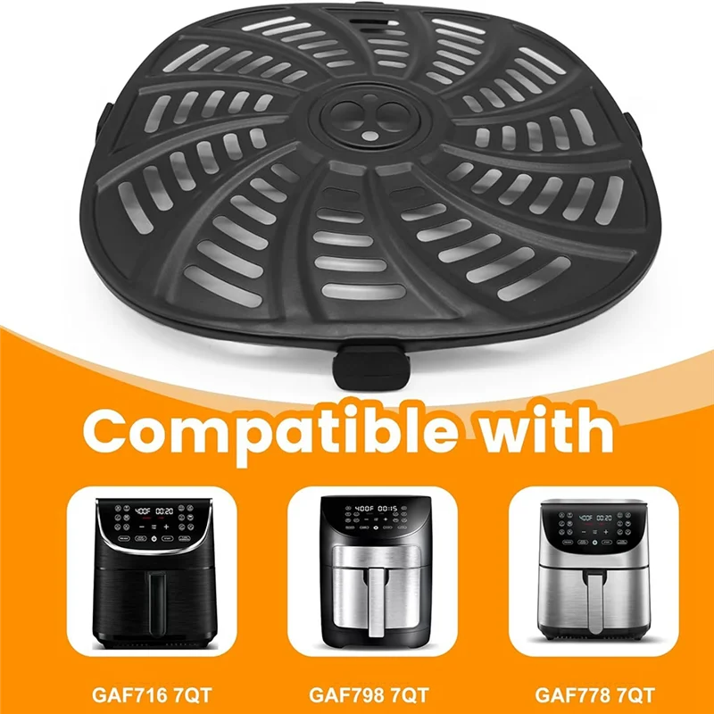 A98i-air fritadeira grill pan para gourmia gaf716 gaf798 7qt fritadeira de ar, antiaderente fritadeira de ar peças de reposição acessórios bandeja rack