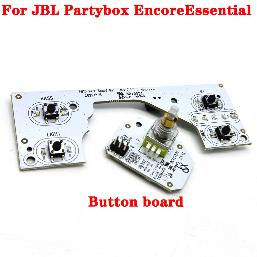 

1pcs Original Key Switch Button Board For JBL Partybox EncoreEssential New Connector