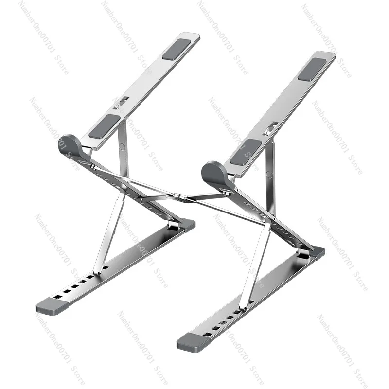 Metal n8 laptop stand - aluminum alloy dual-layer laptop holder, desktop foldable height-adjustable cooling stand