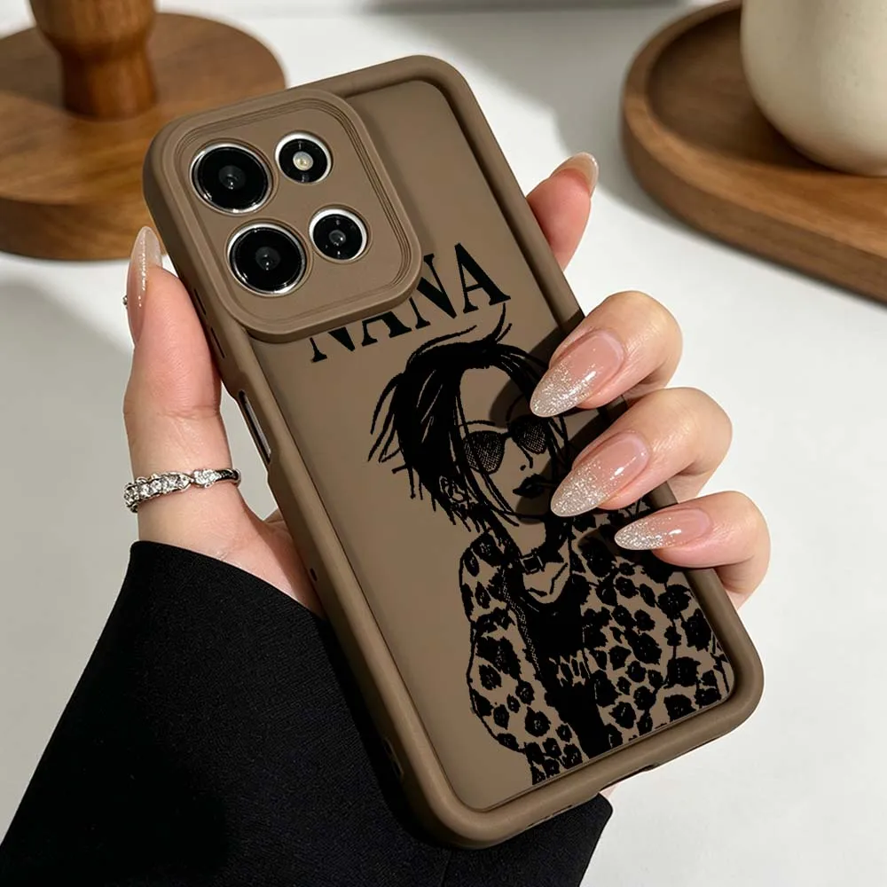 Popular Anime NANA Phone Case For Motorola Moto G86 G85 G75 G56 G06 Edge 70 60 50 Fusion Eye Ladder Silicone Cover view 5