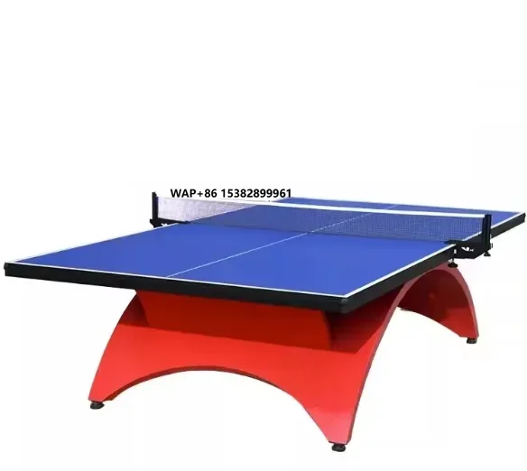 Manufacture Wholesale Customized Indoor Table Tennis Table 18mm PingPong Table Rainbow Legs