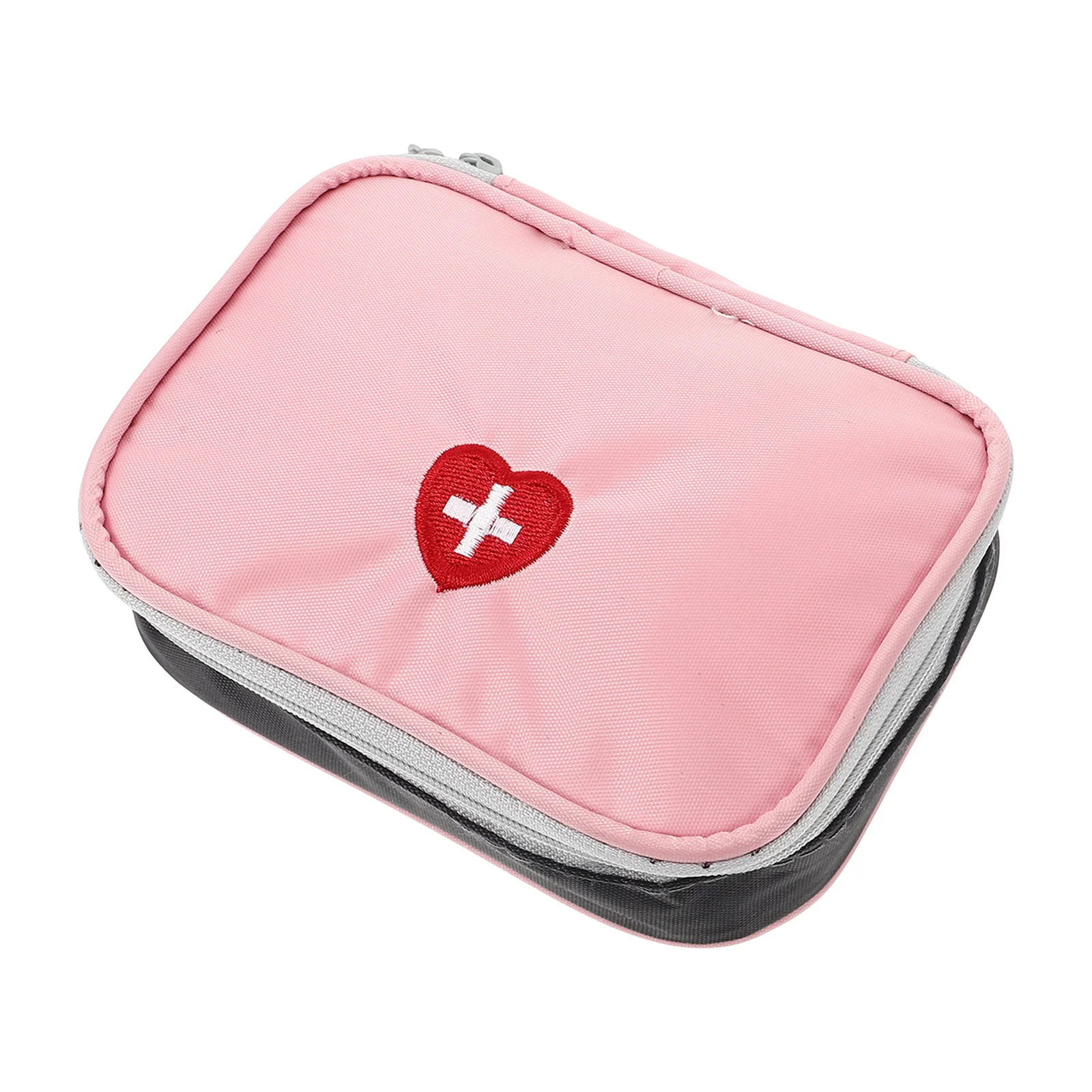 حقيبة طبية محمولة للسفر والمشي لمسافات طويلة والتخييم في حالات الطوارئ ومنظم تخزين بوليستر متين بسحاب مزدوج #6