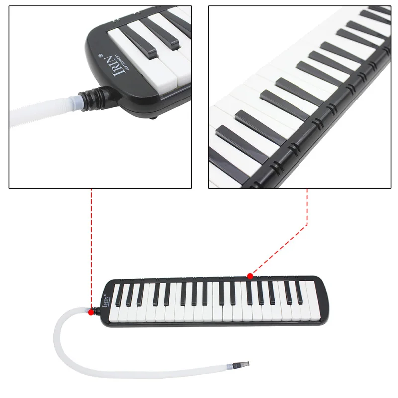 37 Piano Keys Melodica Pianica Musical Instrument with Carrying Bag for Students Beginners Kids