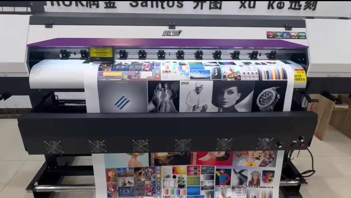 

Wide Format 1.6m 1.8m Eco-solvent Printer for Poster Vinyl Stickers Printing Sublimation Large Format Printer
