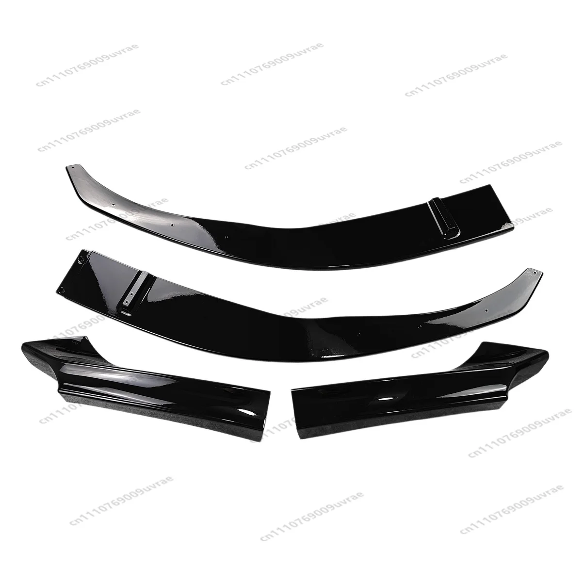 M Performence Style Front Splitter & Bumper Corner for BMW 2 Series F22 F23 M Sport 2014-2022 ABS Cover Body Kits Tuning Trim view 5