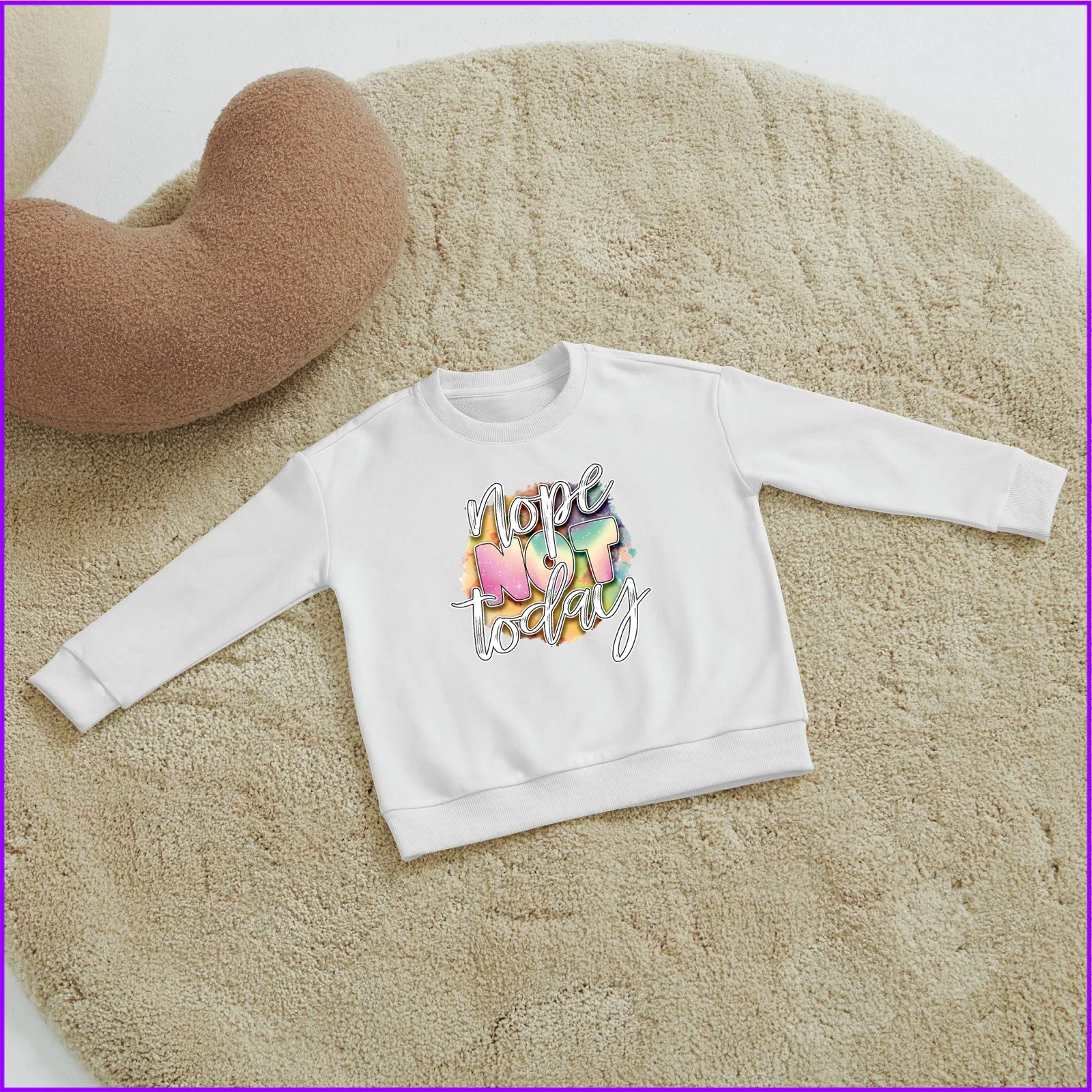 Nope Not Today Sjc56 Kids Boys Girls Hoodies Sweatshirts Designer Luxury Pink Chile Cosplay Letter Fashion Manga Back To School