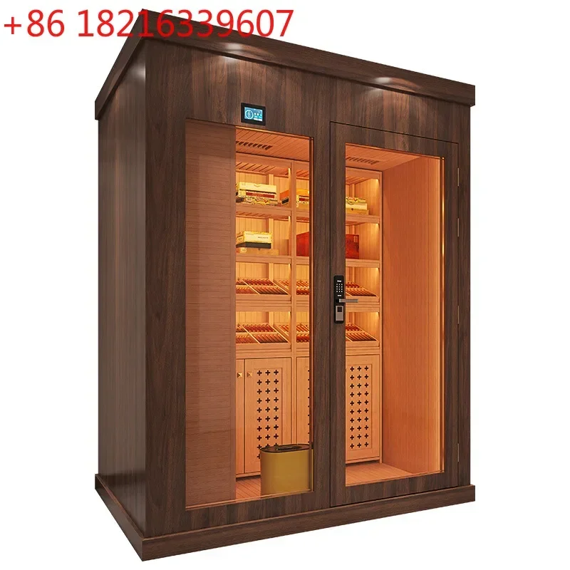 TAO Spain constant temperature and humidity cedar wood net ammonia remote monitoring security fingerprint password lock