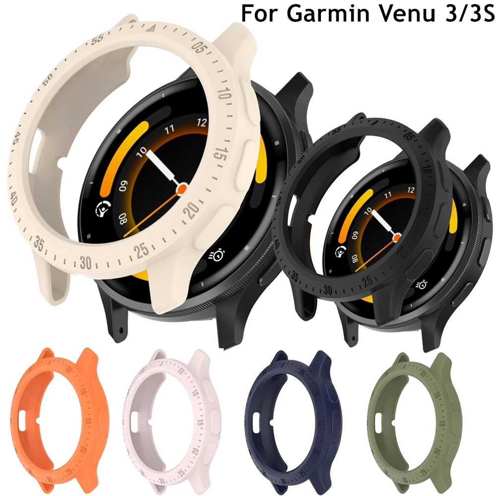 غطاء سيليكون لين ممتص للصدمات للساعة الذكية Garmin Venu 3 و 3S ، غلاف واقي ، غطاء واقي من البولي يورثين الحراري ، ملحقات