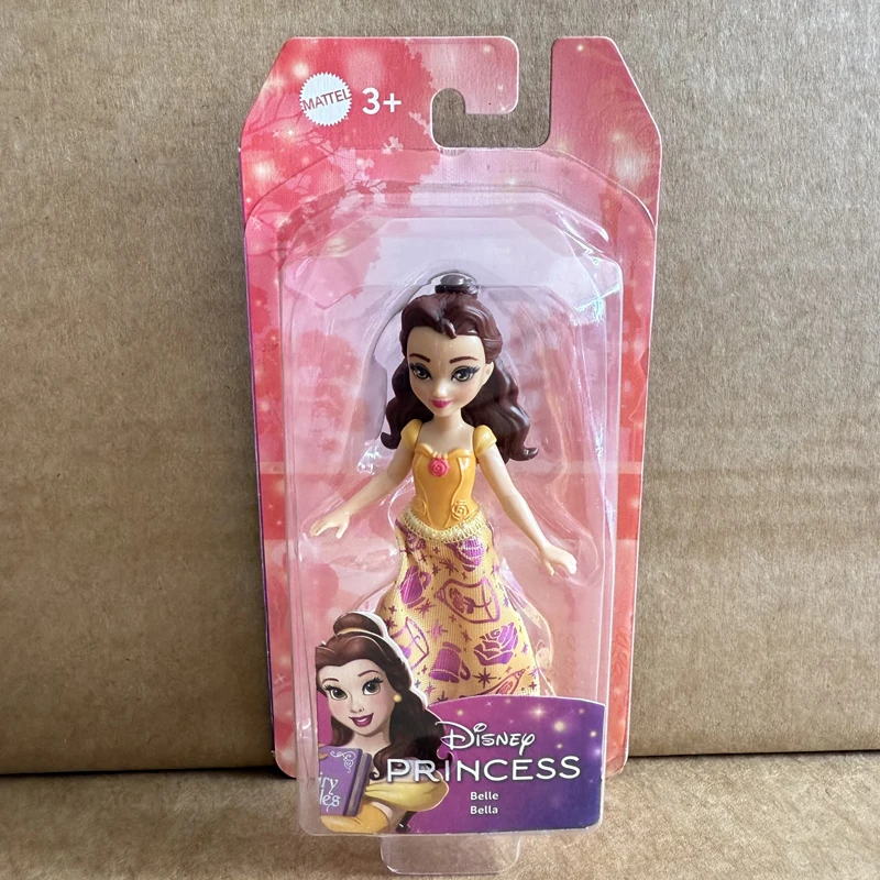 Original Disney Princess Mini Princess Snow White Moanna Merida Elsa Anna Miniature Dolls for Girls Christmas Gifts HPL55 Toys