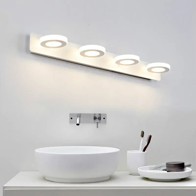 Luminária LED Moderna para Banheiro, Espelho, Mesa de Cabeceira, Arandela, Luminárias de Parede, Lâmpada LED, Luminárias Frontais para Armário - Atacado