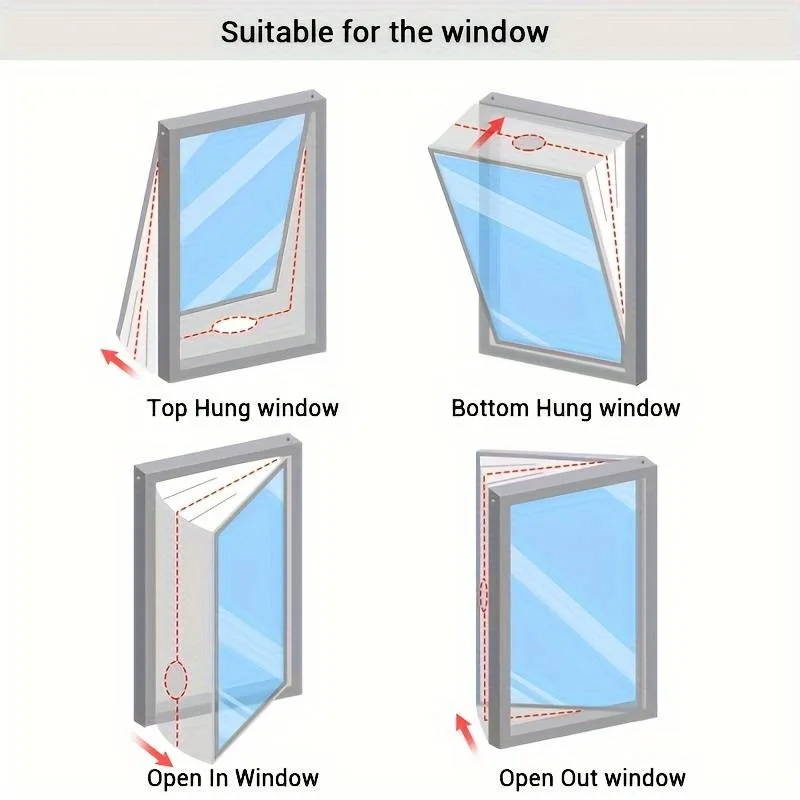 Universal Air Lock Window Seal Cloth Plate 3 4 5m Conditioner Outlet Window Sealing Kit Fastfor Mobile Air Conditioner