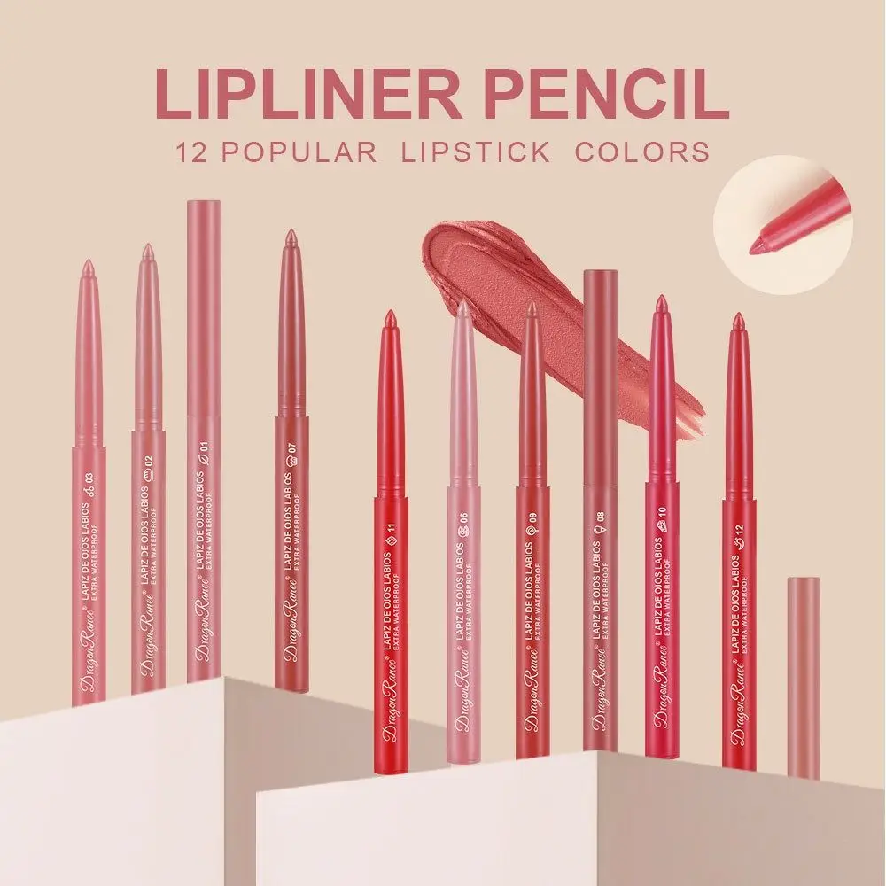 Natuurlijke Omtrek Lipliner Lijn Lipliner Potlood Nieuwe Matte Fluweel Matte Lippenstift Potloden Waterdichte Fluwelen Lip Liner Potlood