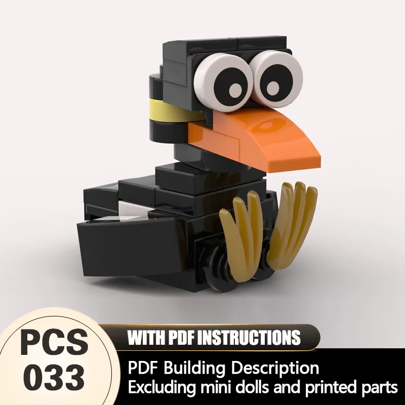 

Creators Animal Series Model MOC Building Bricks Cute Classic Bird Modular Technology Gifts Holiday Assemble Children Toys Suit