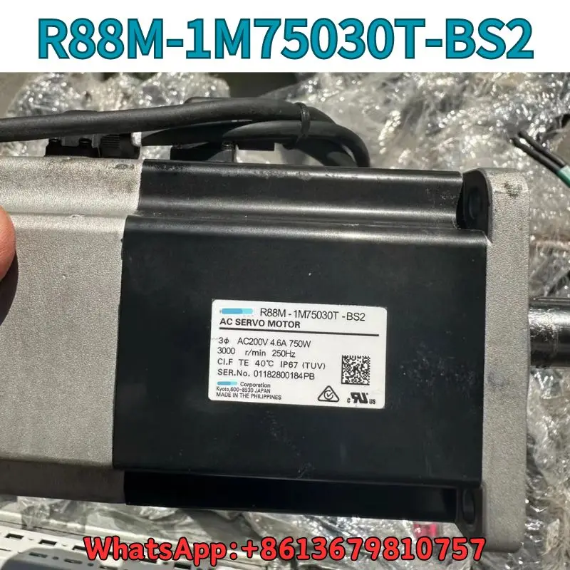 

Used Servo motor R88M-1M75030T-BS2 test OK Fast Shipping