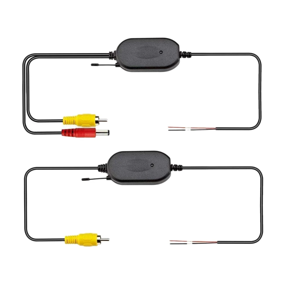 Sehr empfehlenswert: 12V 2,4GHz Auto-Funkübertrager und -empfänger für Fahrzeug-Rückfahrkamera/Frontkamera – Detail 1