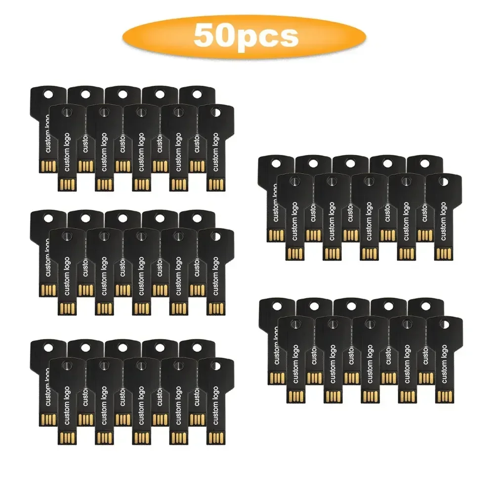 50pcs/lot 2020 New Creative USB Flash Drive Real Capacity Keys 4GB 8GB 16GB 32GB 64GB Pen Drive Memory Stick Pendrive for Gift