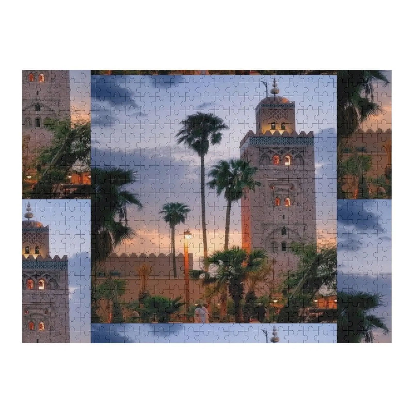 재미있는 마라케시 모로코 예술 직소 퍼즐 맞춤 선물 나무 성인 맞춤 어린이 선물 나무 동물 퍼즐