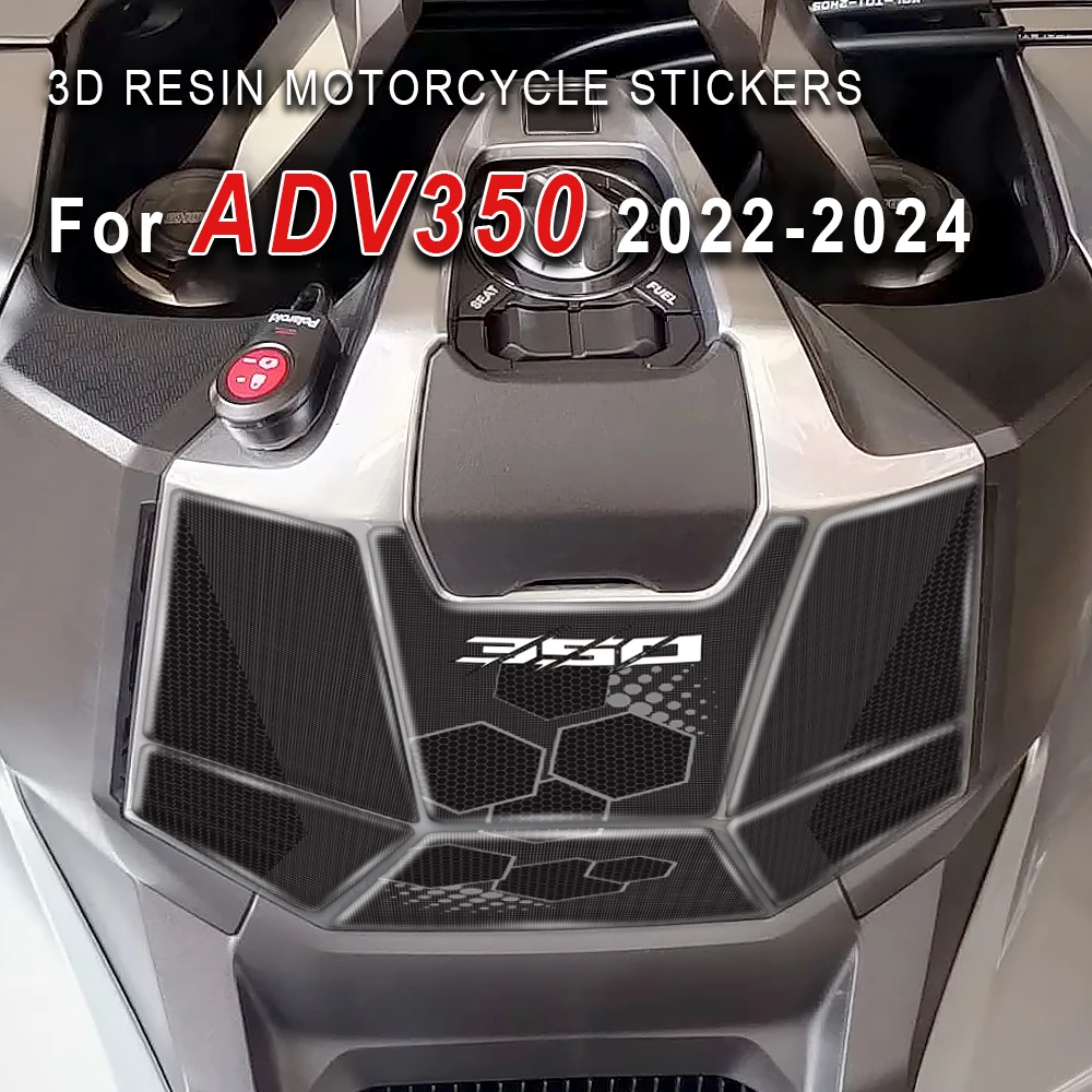 

Anti-scratch 3D Resin Motorcycle Stickers For Honda ADV350 ADV 350 2022-2025 2026 Ignition Area Protection Decals Accessories