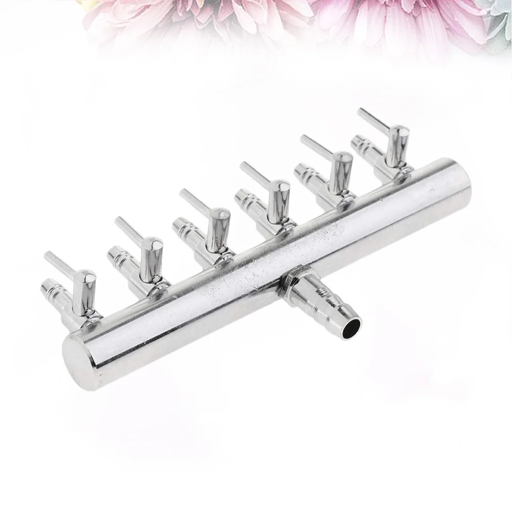 حوض السمك صمام الهواء موصلات زاوية مستقيمة الفولاذ المقاوم للصدأ لإصلاح خرطوم خزان الأسماك وموصل التمديد #4