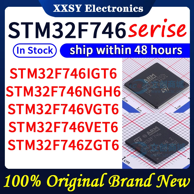 STM32F746ZGT6 STM32F746IGT6 STM32F746NGH6 STM32F746VGT6 STM32F746VET6 Haute Qualité 100% Original Nouveau