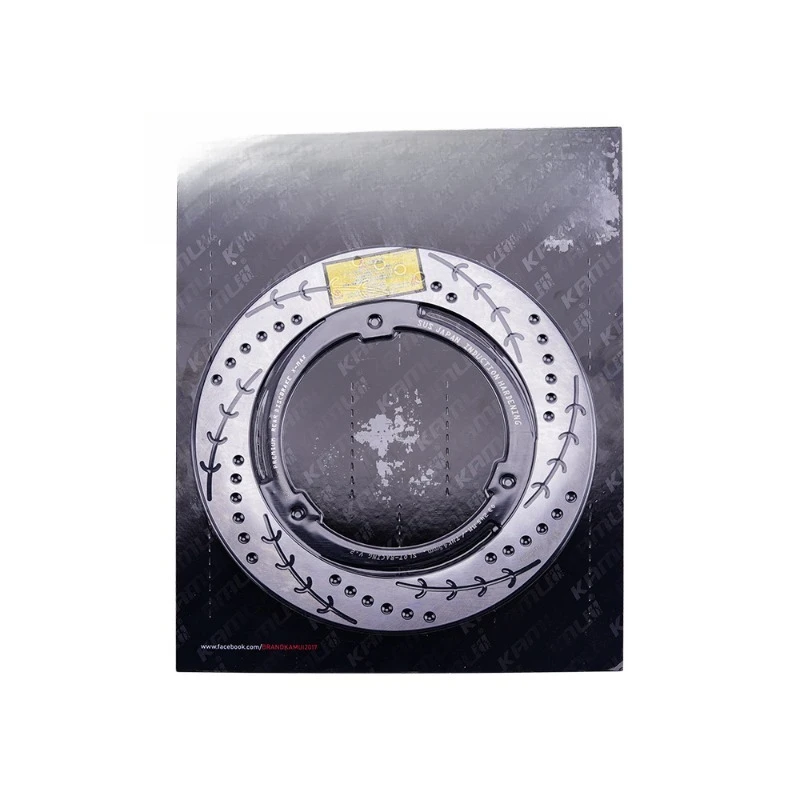 After the brake disc is modified, the KAMUI 245MM disc brake floating brake disc is installed non-destructive