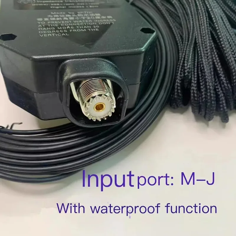 Portable End-Fed HF Antenna (4-Band) Easy Setup – No Tuner Needed JYR4010-150W